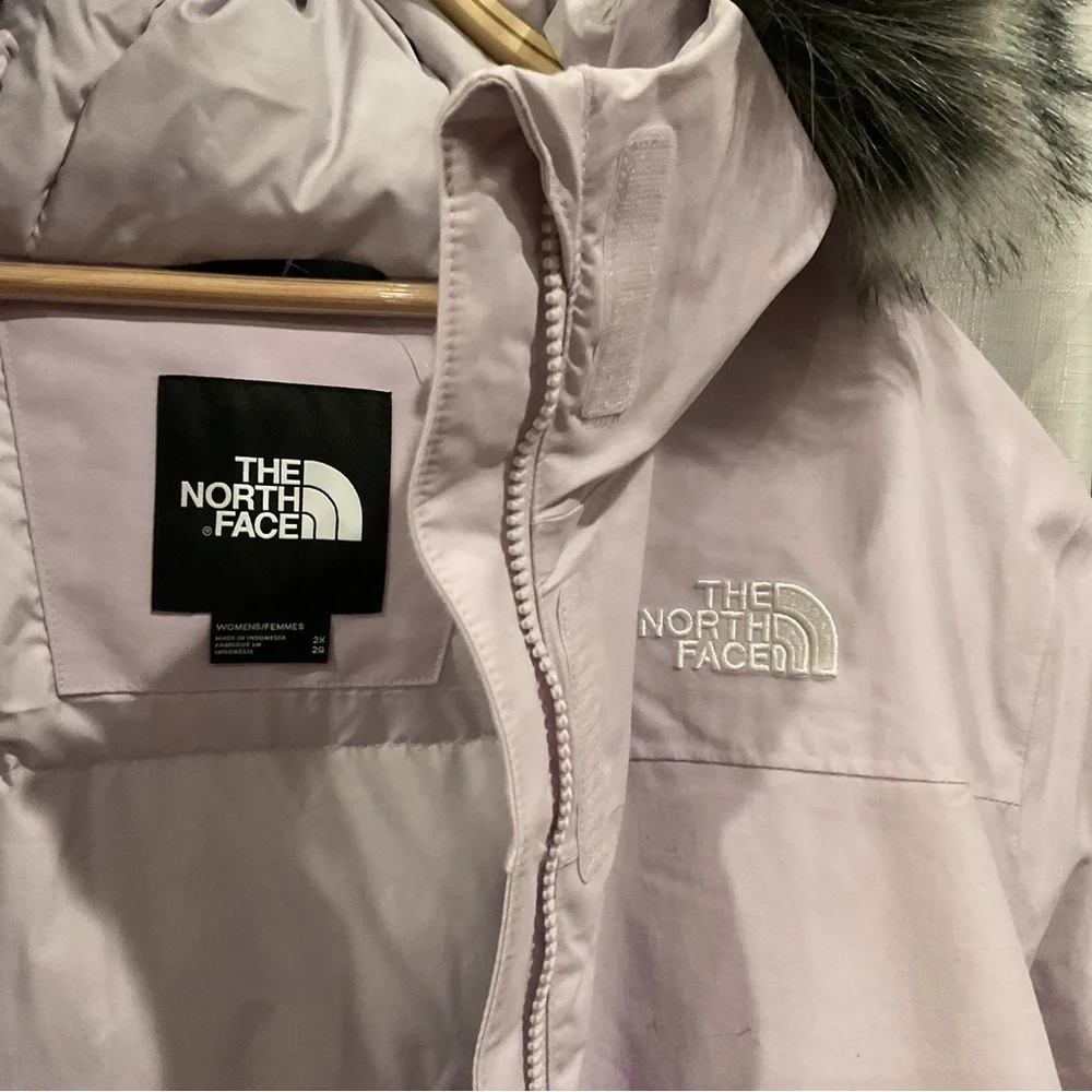 ๐ North Face ARCTIC PARKA Down Black Removable Fur Hood Wind Water Proof 1X NWT - Picture 1 of 14